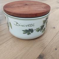 Thun biscottiera "la porcellana bianca"