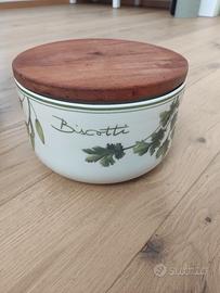 Thun biscottiera "la porcellana bianca"