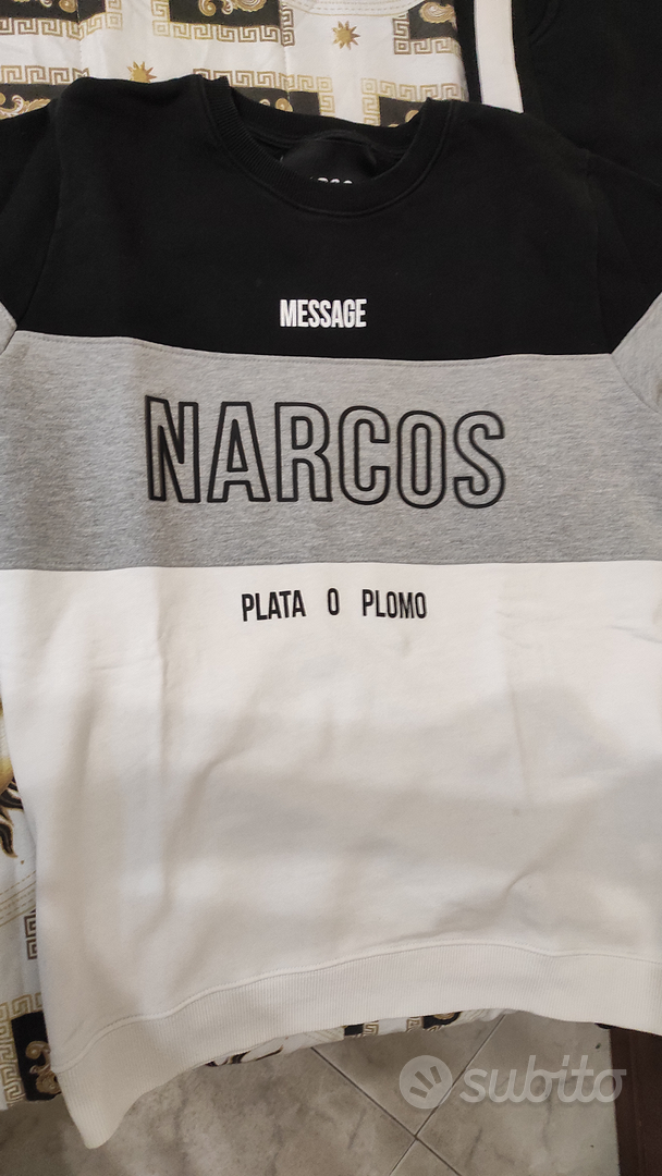 Felpa narcos uomo on sale prezzo