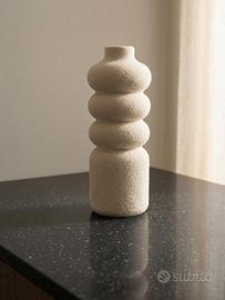 Vaso di design color sabbia 3D