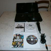 Kit Dj Hero2 x WII con 2 Piatti+1 Microfono+2 game