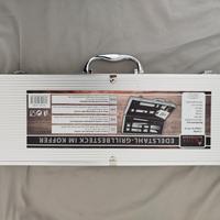 set barbecue con valigetta