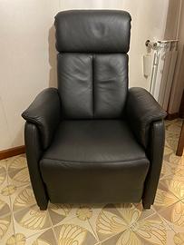 Poltrona elettrica in pelle modello EXPO