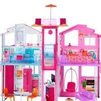 Barbie casa Malibu+ranch+accessori e barbie