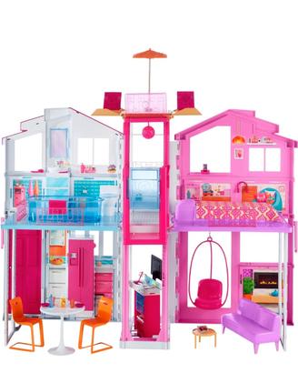 Barbie casa Malibu+ranch+accessori e barbie