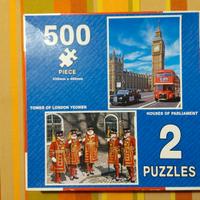 Coppia di puzzle  da 500 pezzi London