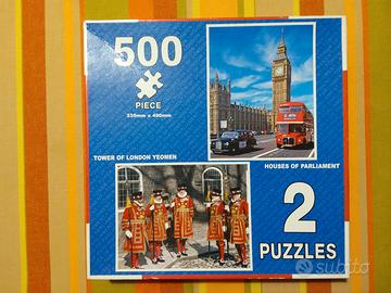Coppia di puzzle  da 500 pezzi London