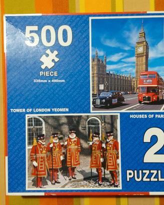Coppia di puzzle  da 500 pezzi London