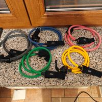 Elastici per allenamento + accessori