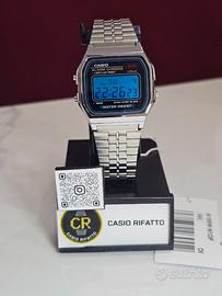Casio A-159W Custom Deep Blue – NUOVO con Cartelli