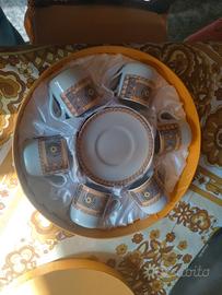 set 6 tazzine caffè ANCAP porcellane linea KONTIKI