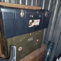 baule Militare in Plastica nero