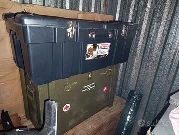 baule Militare in Plastica nero