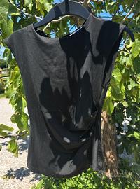 Top nero Terranova bambina TG S