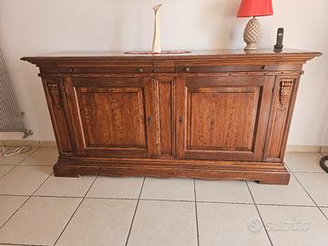 Mobile salone e vetrina (legno 100%)