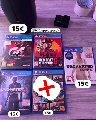 Giochi ps4 come nuovi . singoli o insieme