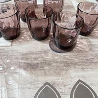 Servizio bicchieri in vetro