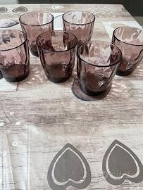 Servizio bicchieri in vetro