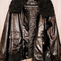 giubbino similpelle mezza stagione 