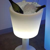 Vaso luminoso firmato Slide design con telecomando