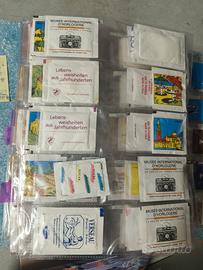 Collezione bustine di zucchero piene