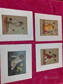 Quadro olio rontani lucca mini pittura