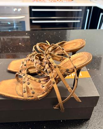 Scarpe cinti n40 color  metal bronzo