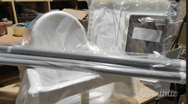 seggiolone ikea antilop con vassoio nuovo