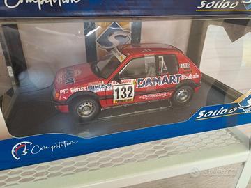 peugeot 205 1/18 rally 