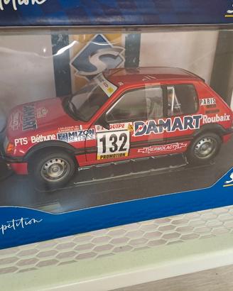 peugeot 205 1/18 rally 