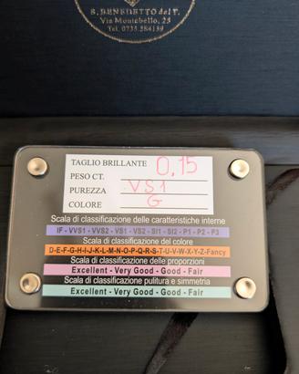 💎 Splendido Diamante Naturale 0,15 ct