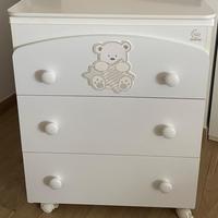 Bagnetto Fasciatoio Italbaby con vaschetta e casse