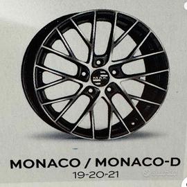 Cerchi Mak Monaco Gun Metallic Mirror 20 pollici