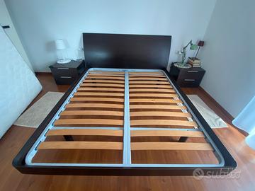 Letto matrimoniale in legno