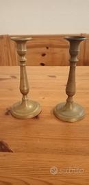 Candelieri in ottone 2 porta candele