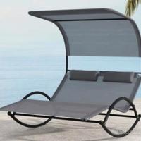 Lettino a dondolo per esterno