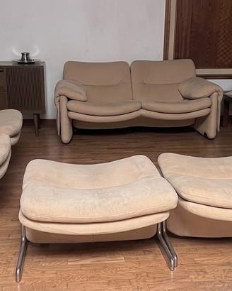 Salotto vintage Brunati Meda "Sandwich "anni 70