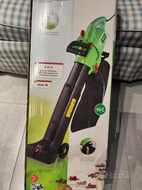 Aspiratore trituratore da giardino