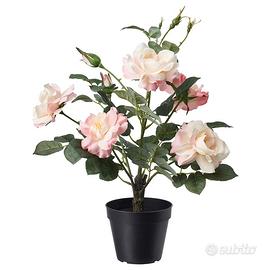 Pianta artificiale rosa