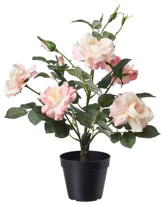 Pianta artificiale rosa