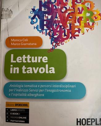 Libro Letture in tavola EAN 9788820362560