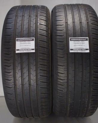 2 PNEUMATICI USATI 235/50R19 99V ECO C 6 CONTINENT
