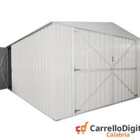 Box auto in Acciaio lamiera 360x514 18mq bianco