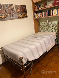 Letto in ferro battuto degli anni 70
