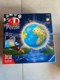 3Dpuzzle Globo Night Edition con luce.Ravensburger