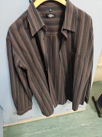 camicia uomo a righe vintage 