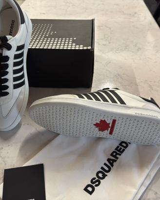 Scarpe Disquered2 sneakers Bianche/nere