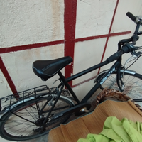 Bici da città usata poco con accessori