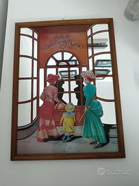 specchio quadro vintage Antica gelateria del corso