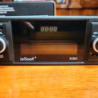 Autoradio Stereo con Bluetooth, USB, AUX, 1 DIN